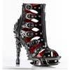CRIMSON Black Spinal Heels