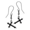 Sorrow Cross Earrings