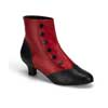 FLORA-1023 Red Victorian Boots