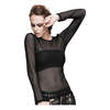 Levana Mesh Net Long Sleeve Shirt