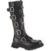 RIOT-20 Black Leather Boots