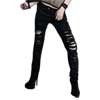 Shredded Jeans Black