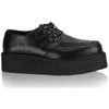V-CREEPER-502 Black PU Creepers