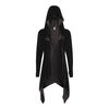 Artemis Black Velvet Gothic Drape Hoody