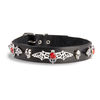 Bats-n-Skulls Leather Choker