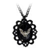 Black Bat Cameo Pendant