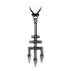 Black Trinity Trident Pendant