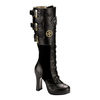 CRYPTO-302 Black Steam Boots