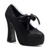 DEMON-11 Black Lace Pumps