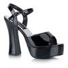 DOLLY-09 Black Patent Platforms