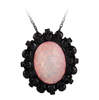 Fire opal skull cameo