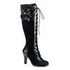 GLAM-240 Black Lace Boots