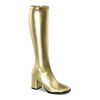 GOGO-300 Gold PU Boots