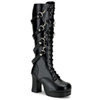 GOTHIKA-209 black strap boots