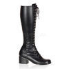 RETRO-302 Black PU Boots