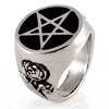 Roseus Pentagram Ring