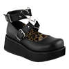 SPRITE-02 Black Platform Shoes