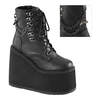 SWING-101 Black Platform Boots