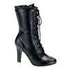 TESLA-102 Black Steampunk Boots