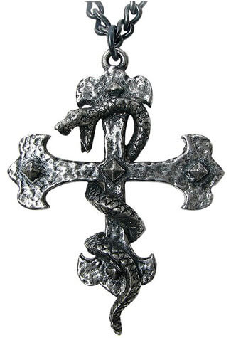 Snake Cross Pendant