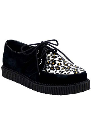 CREEPER-600 Leopard Print Creepers Fur